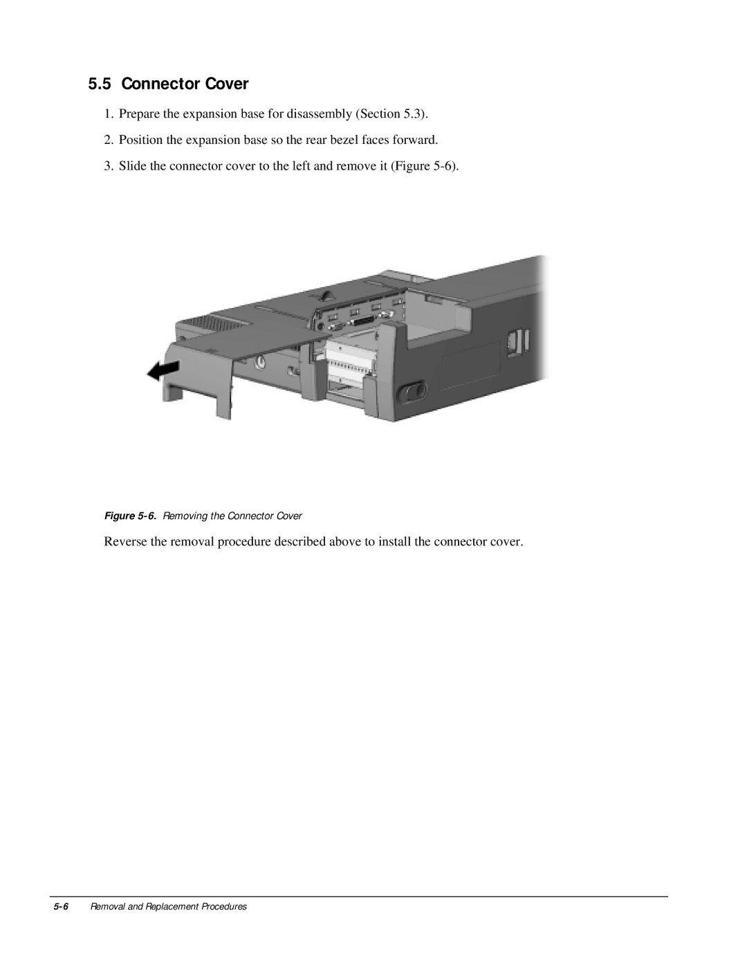 HP m300 manual Removing the Connector Cover 