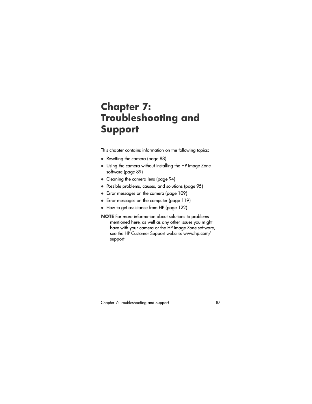 HP M407 manual Chapter Troubleshooting Support 