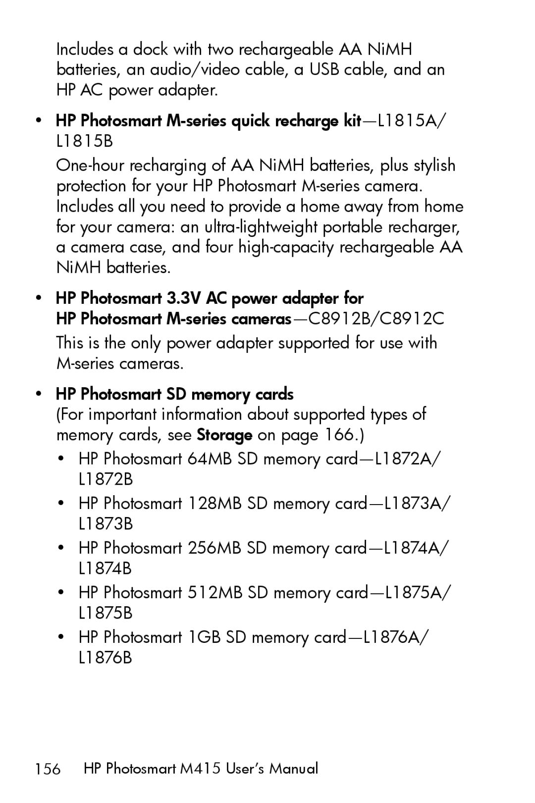 HP manual HP Photosmart M415 User’s Manual 