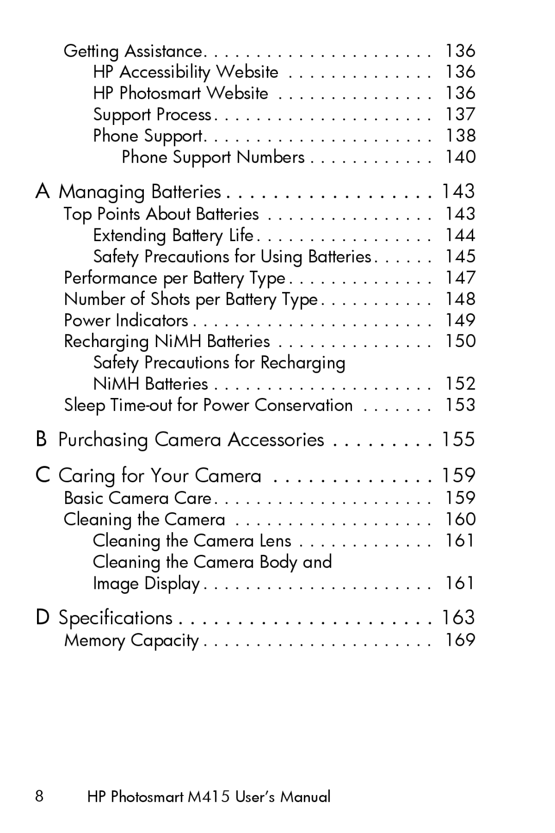 HP M415 manual Specifications 