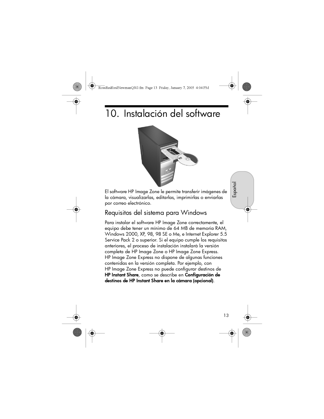 HP M417, M517, M415 manual Instalación del software, Requisitos del sistema para Windows 