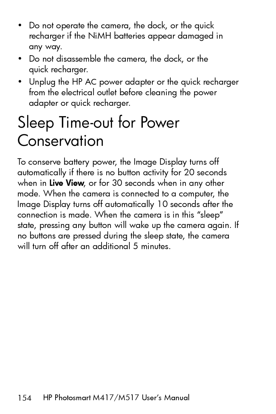 HP M417, M517 manual Sleep Time-out for Power Conservation 