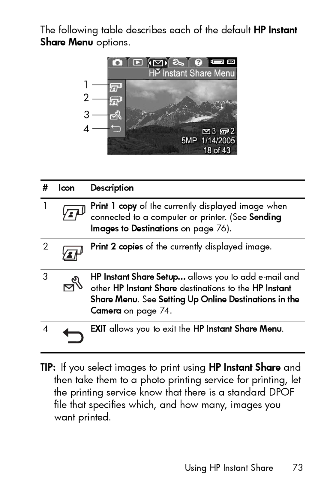 HP M517, M417 manual Using HP Instant Share 