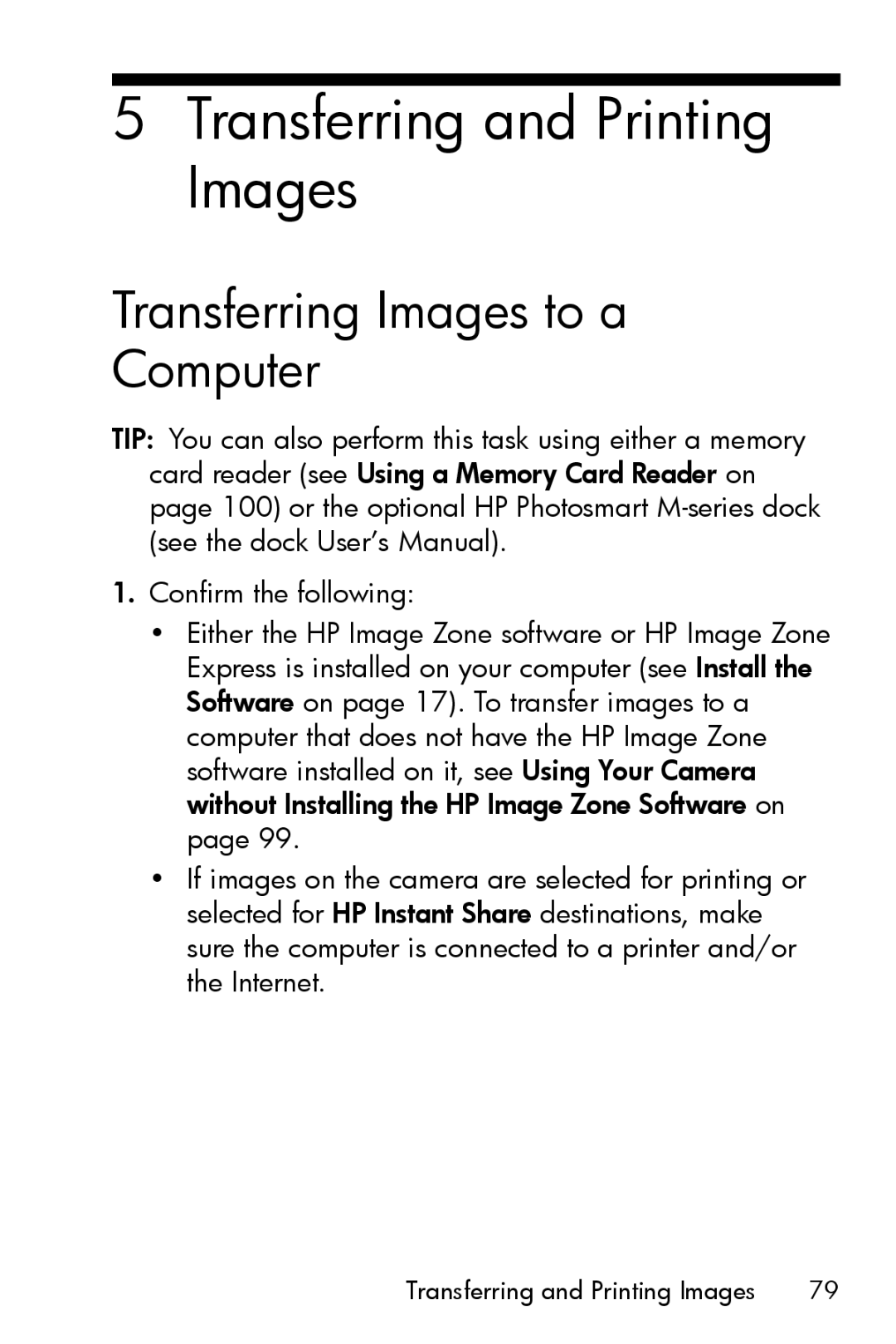 HP M517, M417 manual Transferring and Printing Images, Transferring Images to a Computer 