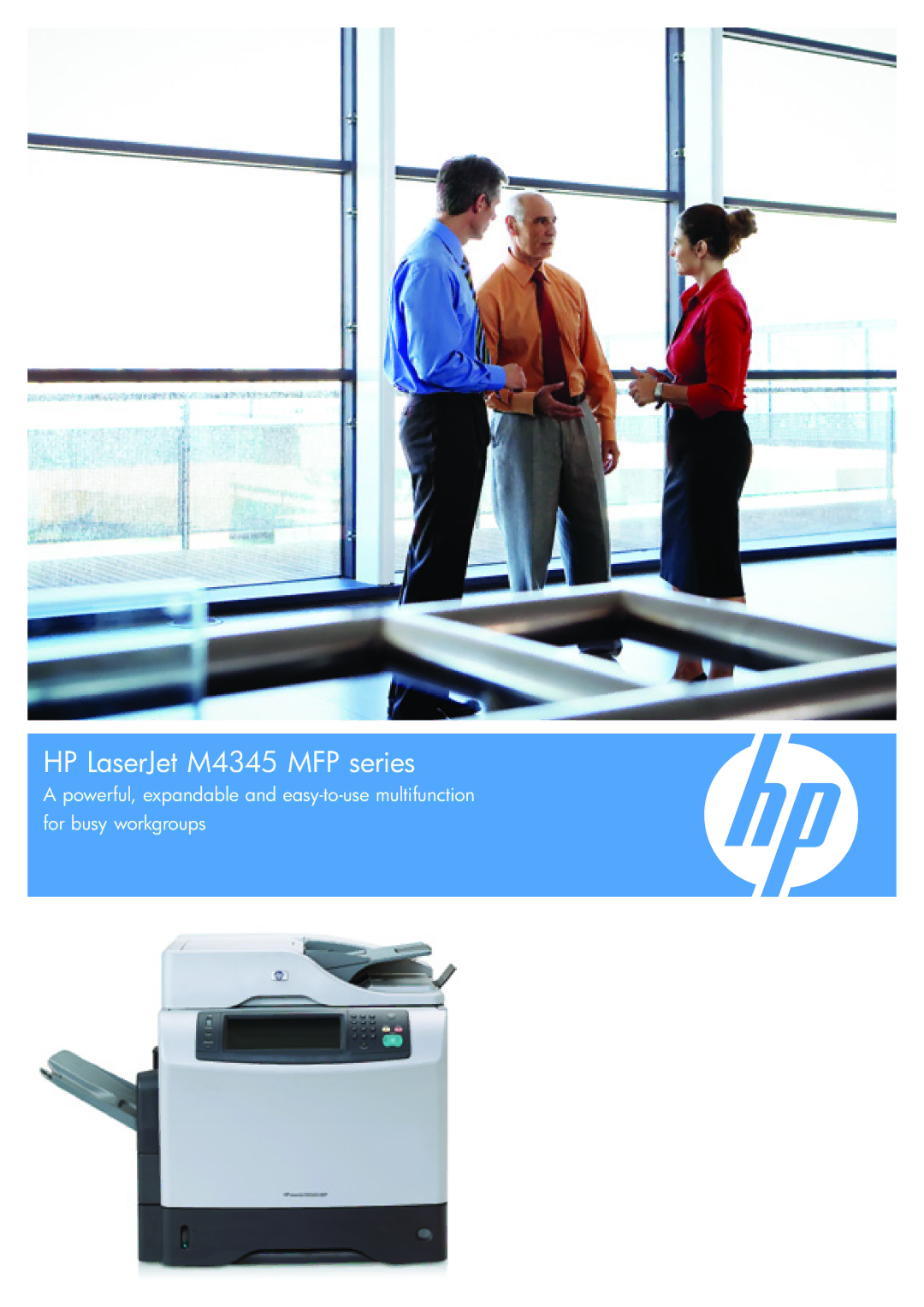 HP manual HP LaserJet M4345 MFP series 