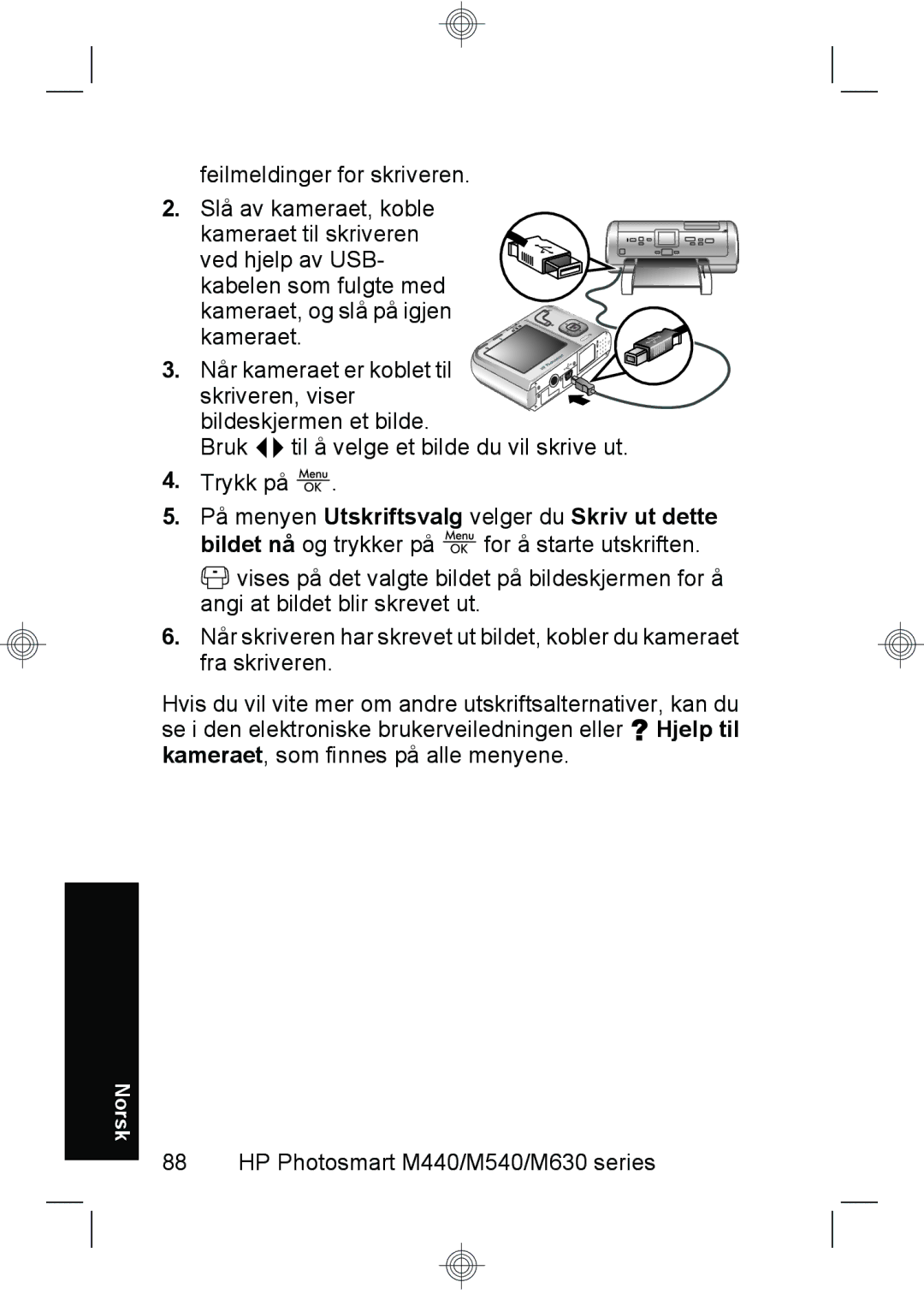 HP manual HP Photosmart M440/M540/M630 series 