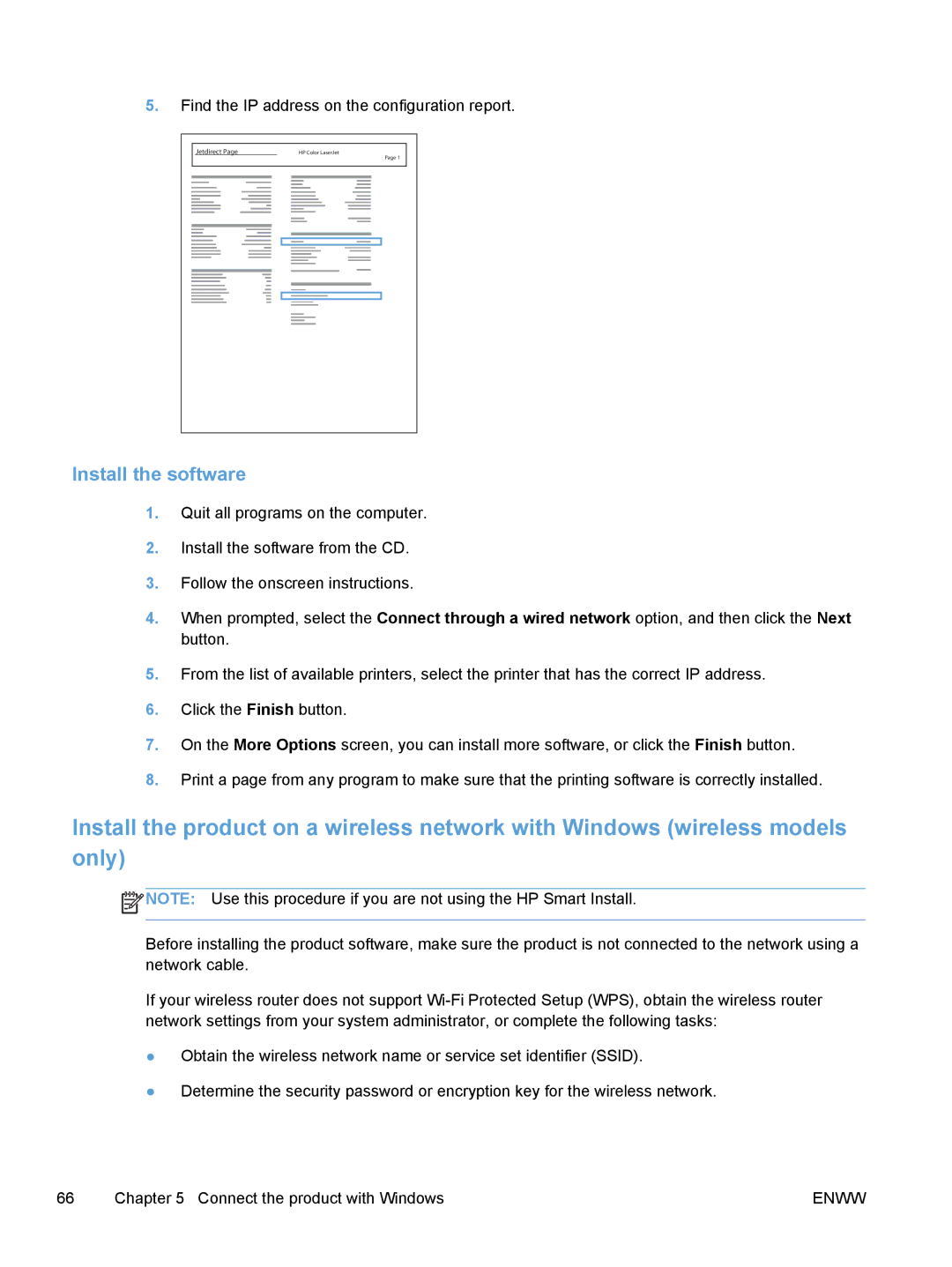 HP M475, M375 manual Install the software 