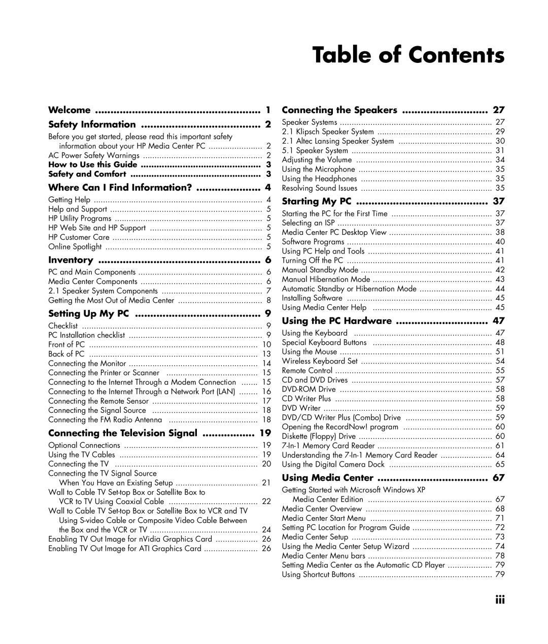 HP m380.uk, m476n, m470n, m477.uk, m377n, m370.uk, m370n, m480n, m487.uk, m490n manual Table of Contents 