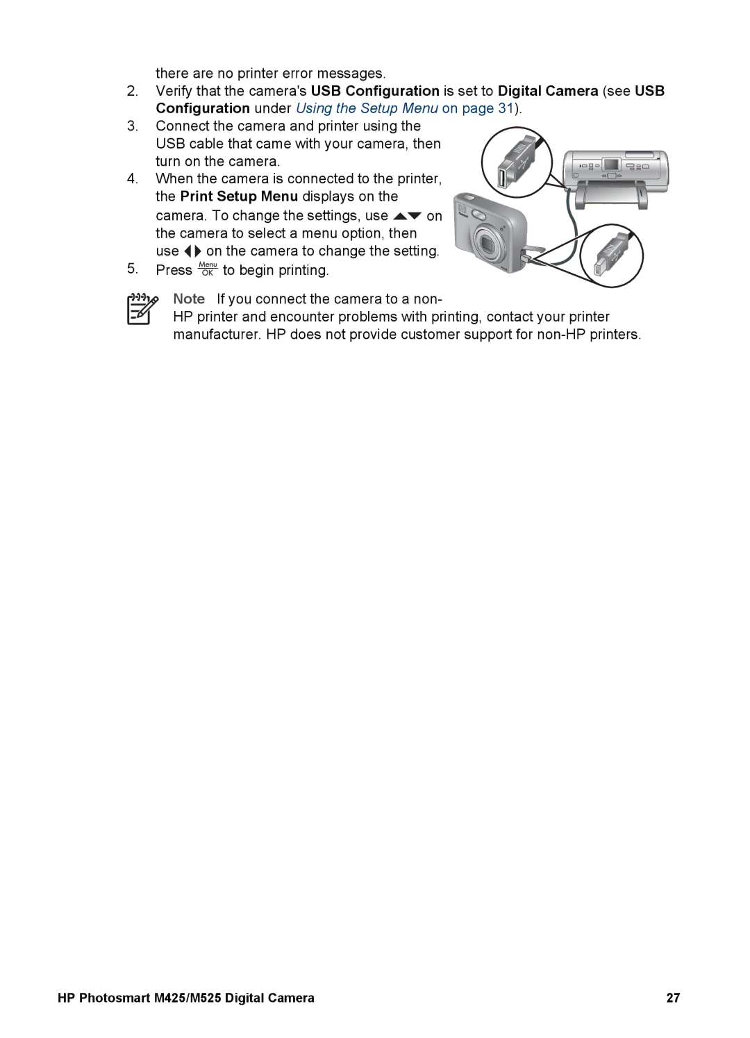 HP manual HP Photosmart M425/M525 Digital Camera 