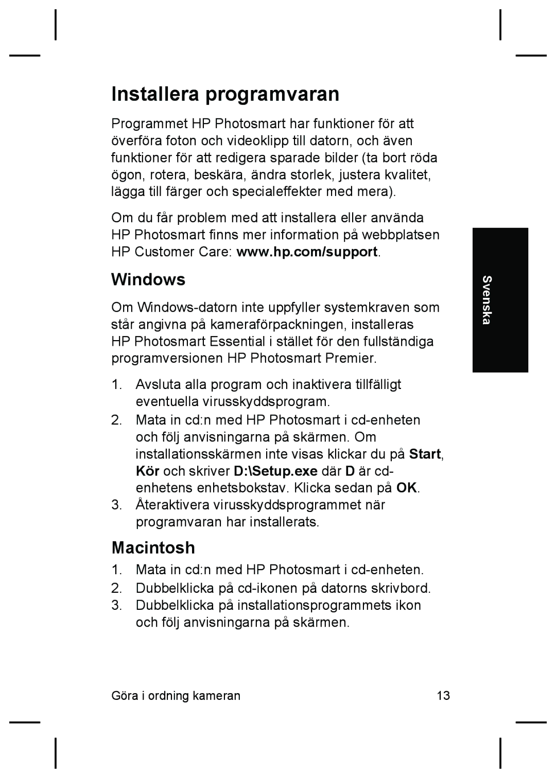 HP M425, M525 manual Installera programvaran 