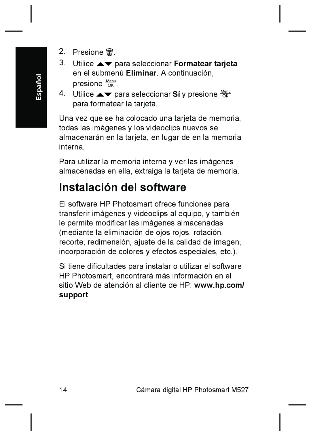 HP M527 manual Instalación del software 