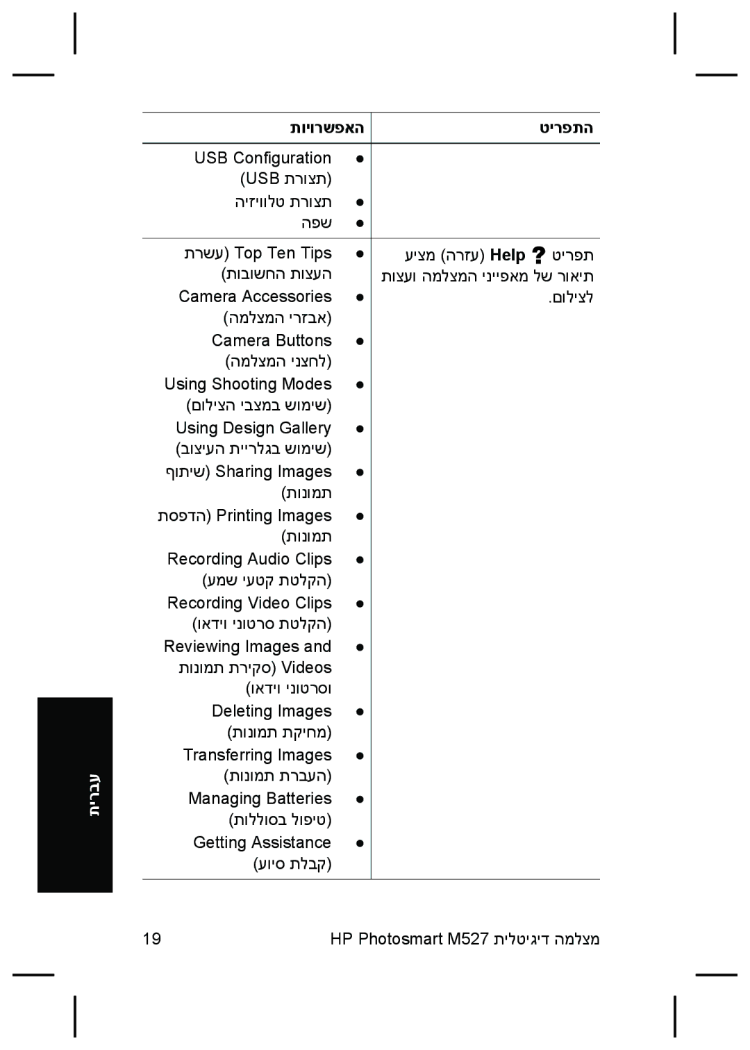 HP M527 manual טירפתה 