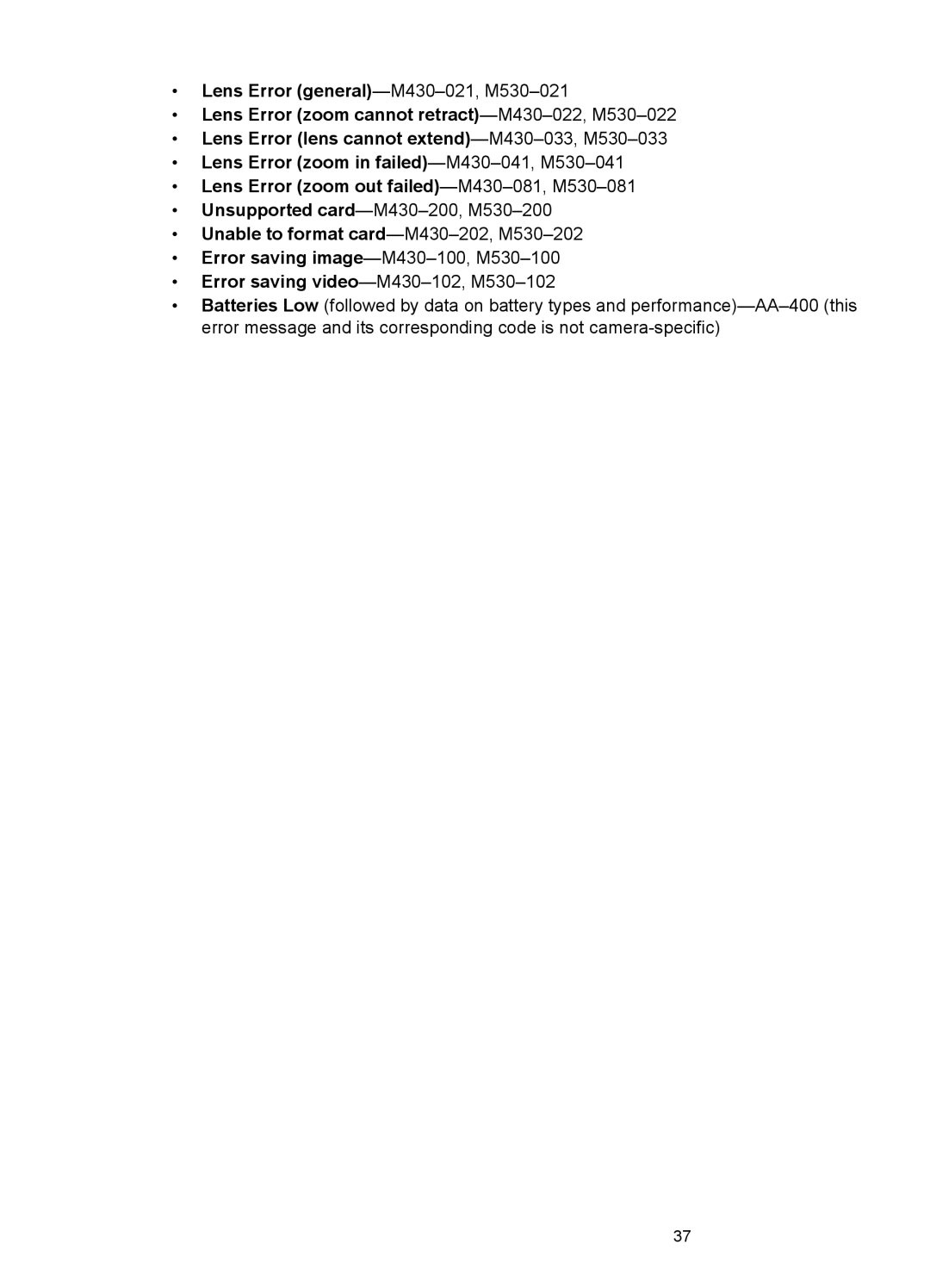 HP M437, M537 manual Unable to format card-M430-202,M530-202 