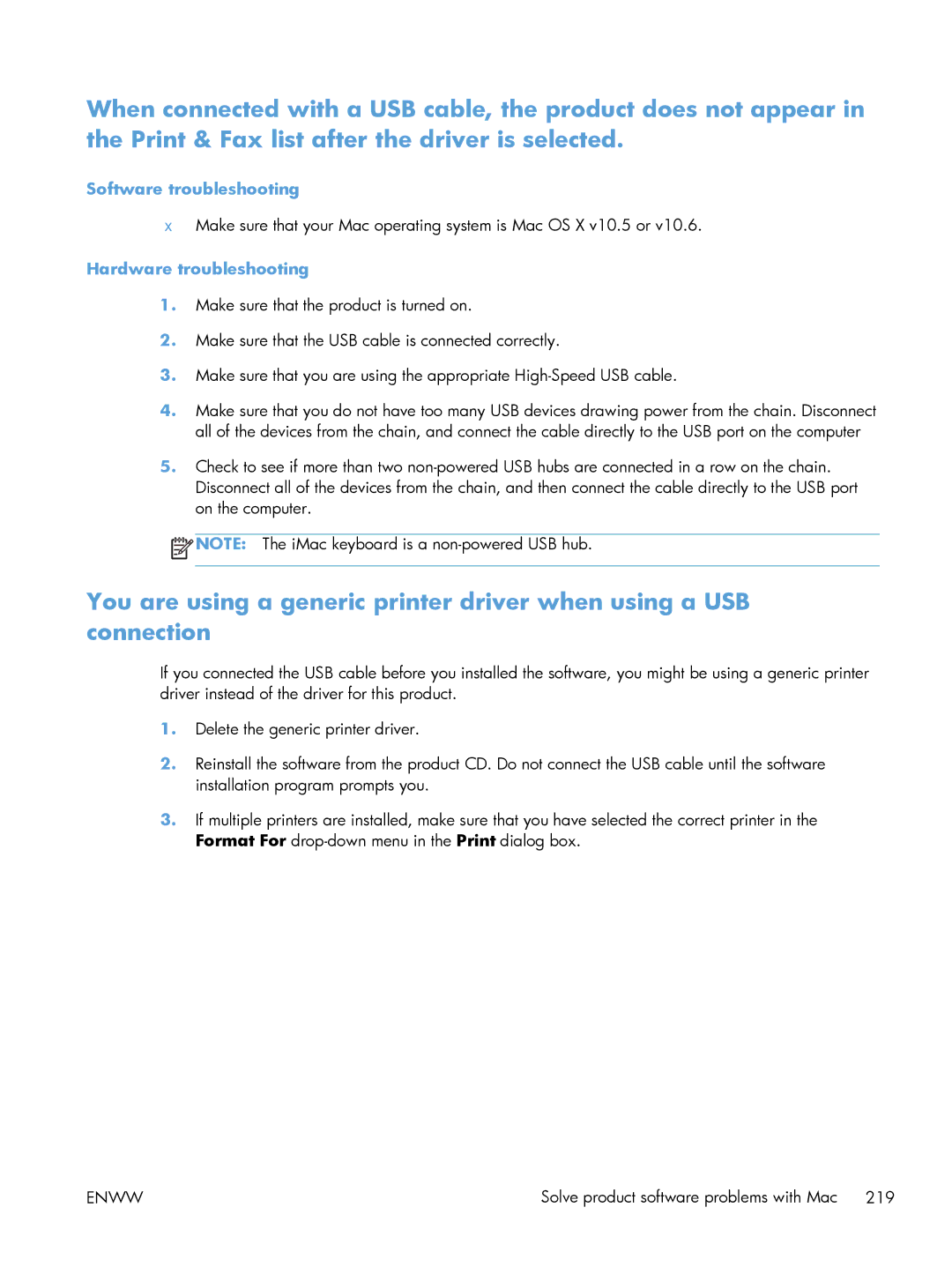 HP M551DN manual Software troubleshooting, Hardware troubleshooting 