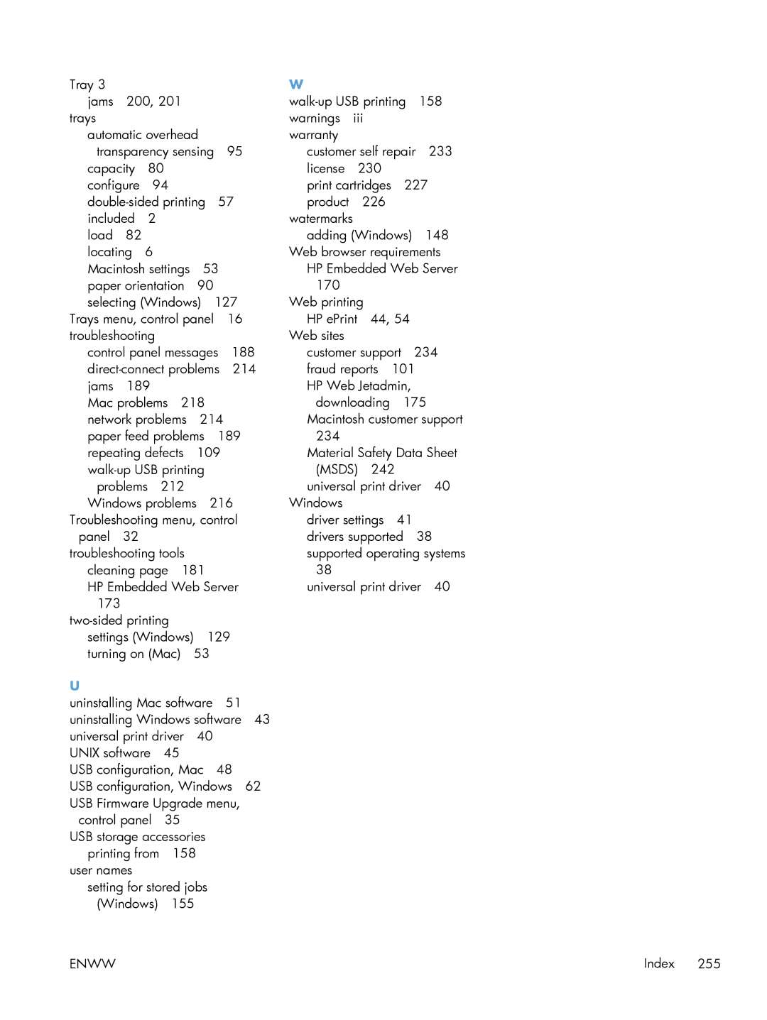 HP M551DN manual Msds 