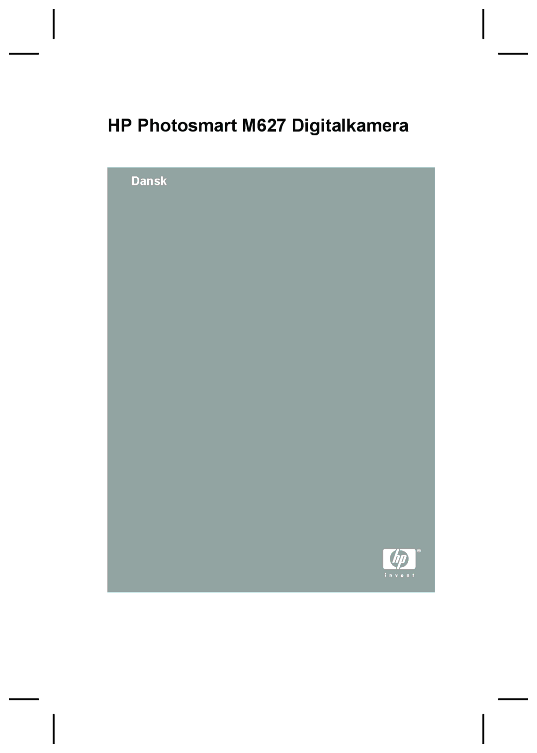 HP M627 manual Dansk 