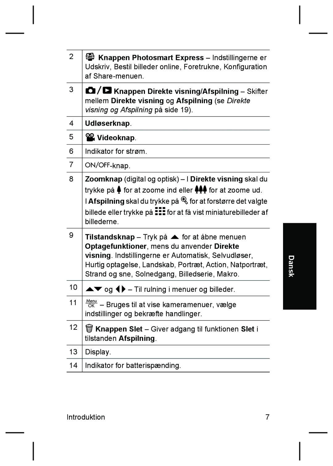 HP M627 manual Dansk 