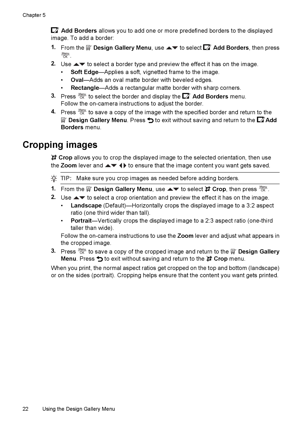 HP M637, M447, M547 manual Cropping images 