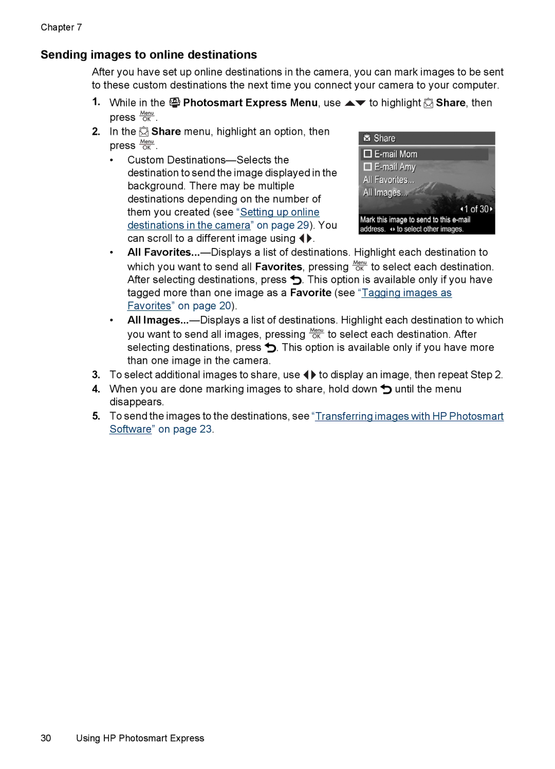 HP M547, M637, M447 manual Sending images to online destinations 