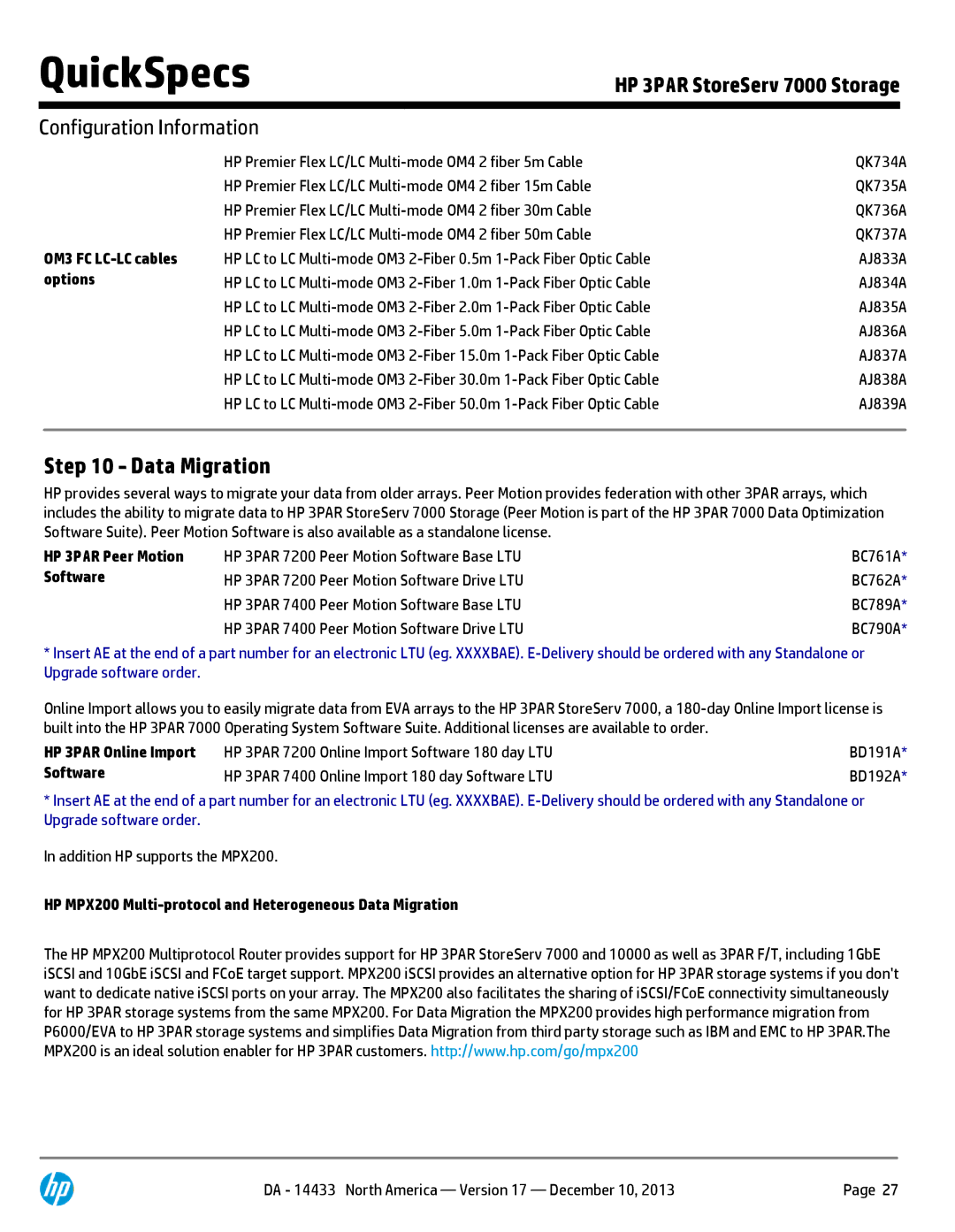 HP 7200 BC745A, M6710 QR504A, 7200 BC746A, M6710 QR490A manual Data Migration 