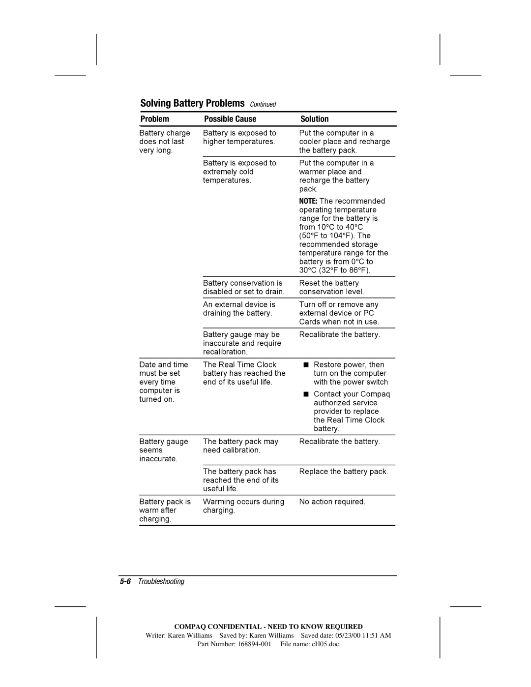 HP m700 manual 6Troubleshooting 