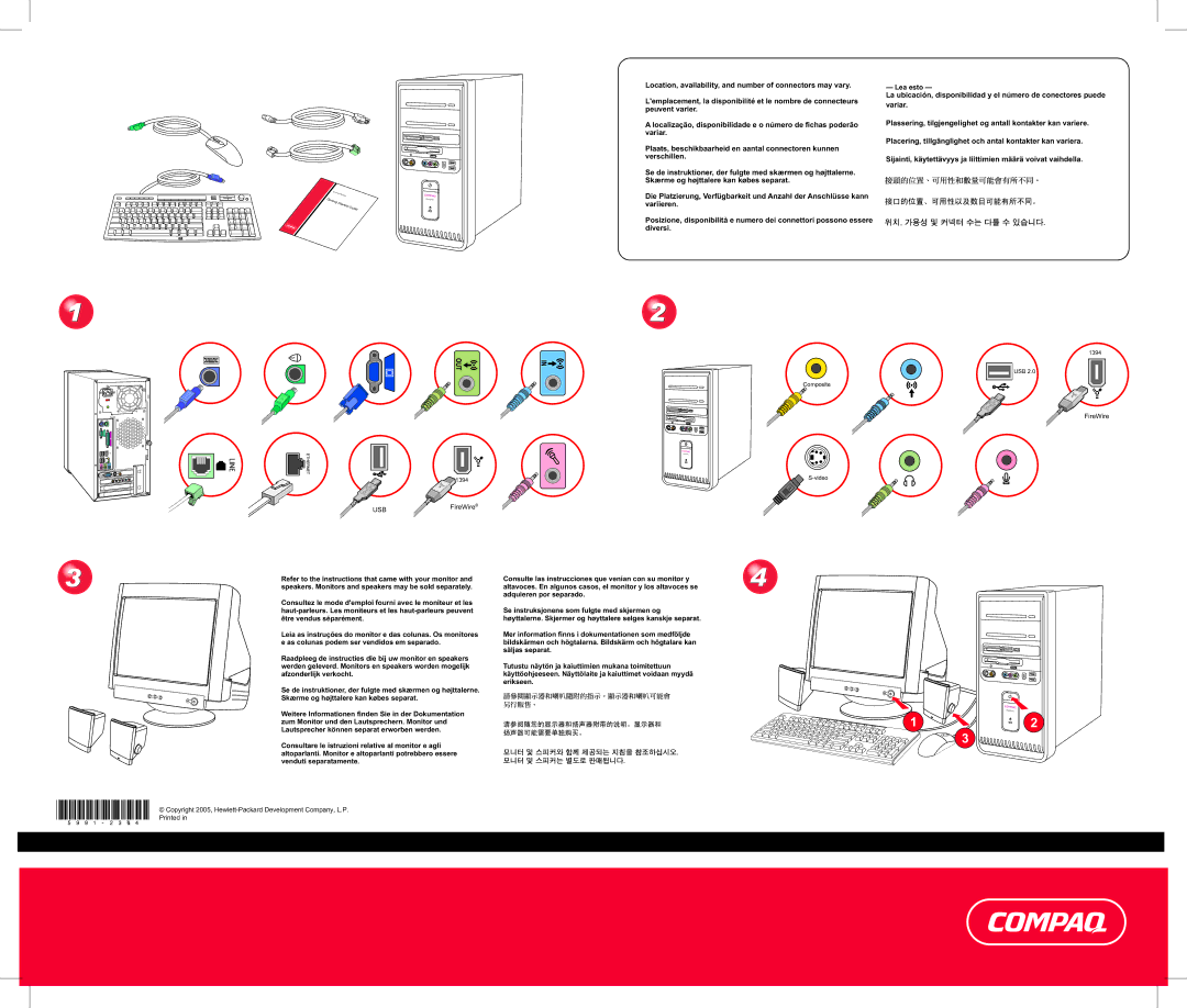 HP SR1403WM, SR1401NX, SR1411NX, SR1400CF (PU194AV), SR1405IN, SR1520AN, SR1515IN, SR1525IN manual Getting Started Guide 