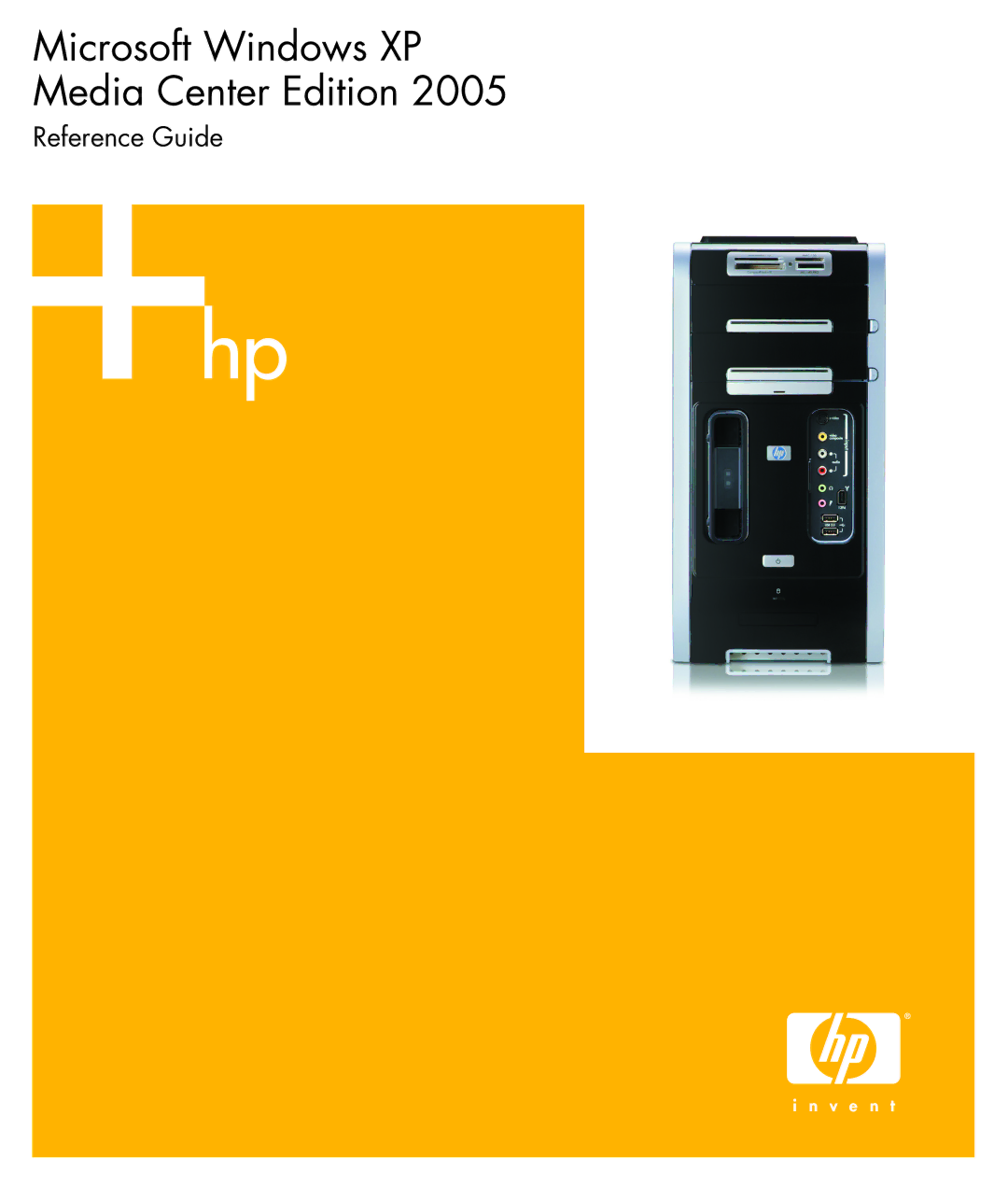 HP m7077c, m7087c, m7067c, m7063w, m7070n, m7050y (PX153AV), m7060n manual Microsoft Windows XP Media Center Edition 