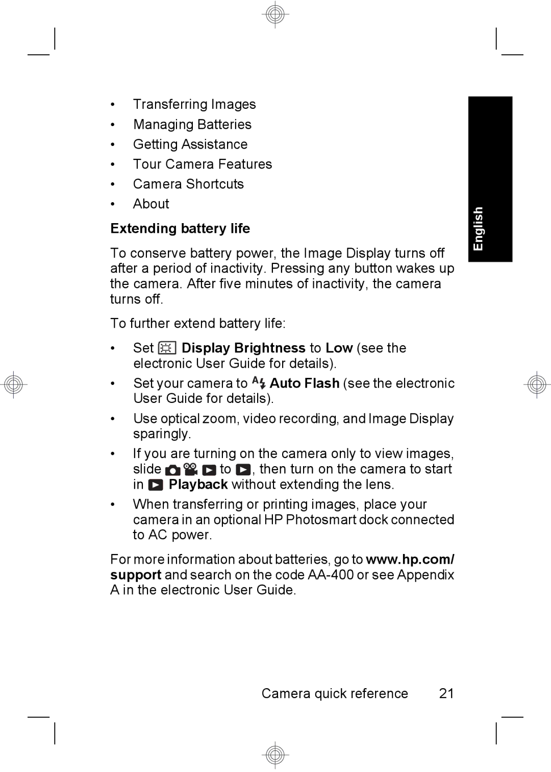 HP M737 manual Extending battery life 