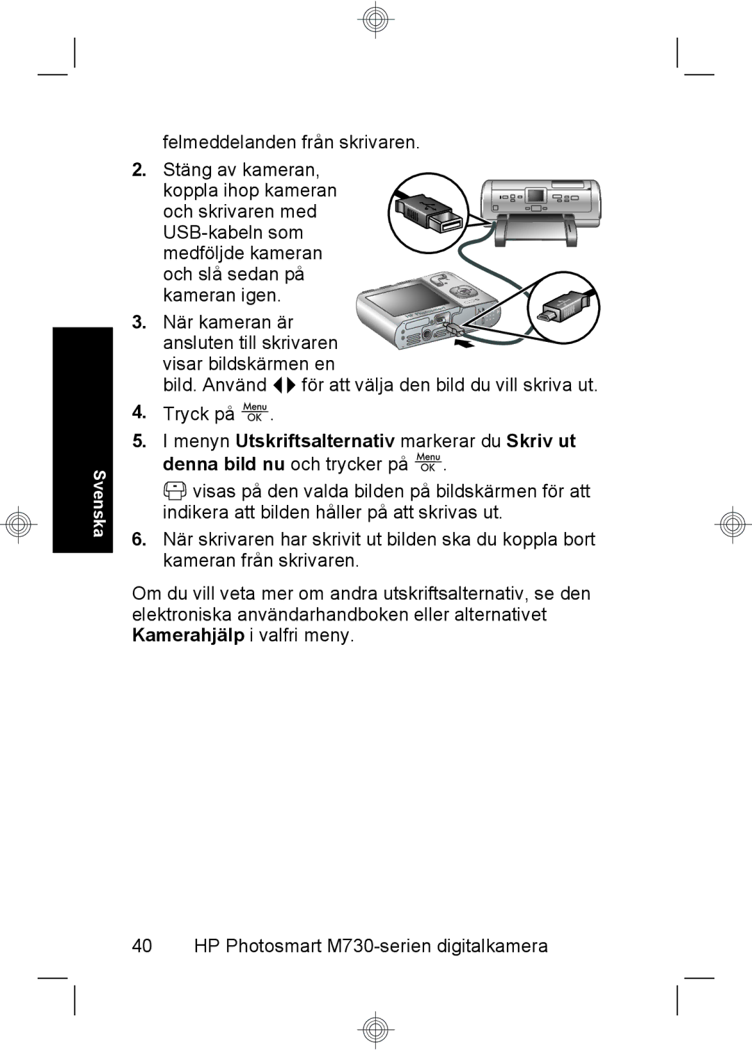 HP M737 manual För att välja den bild du vill skriva ut 