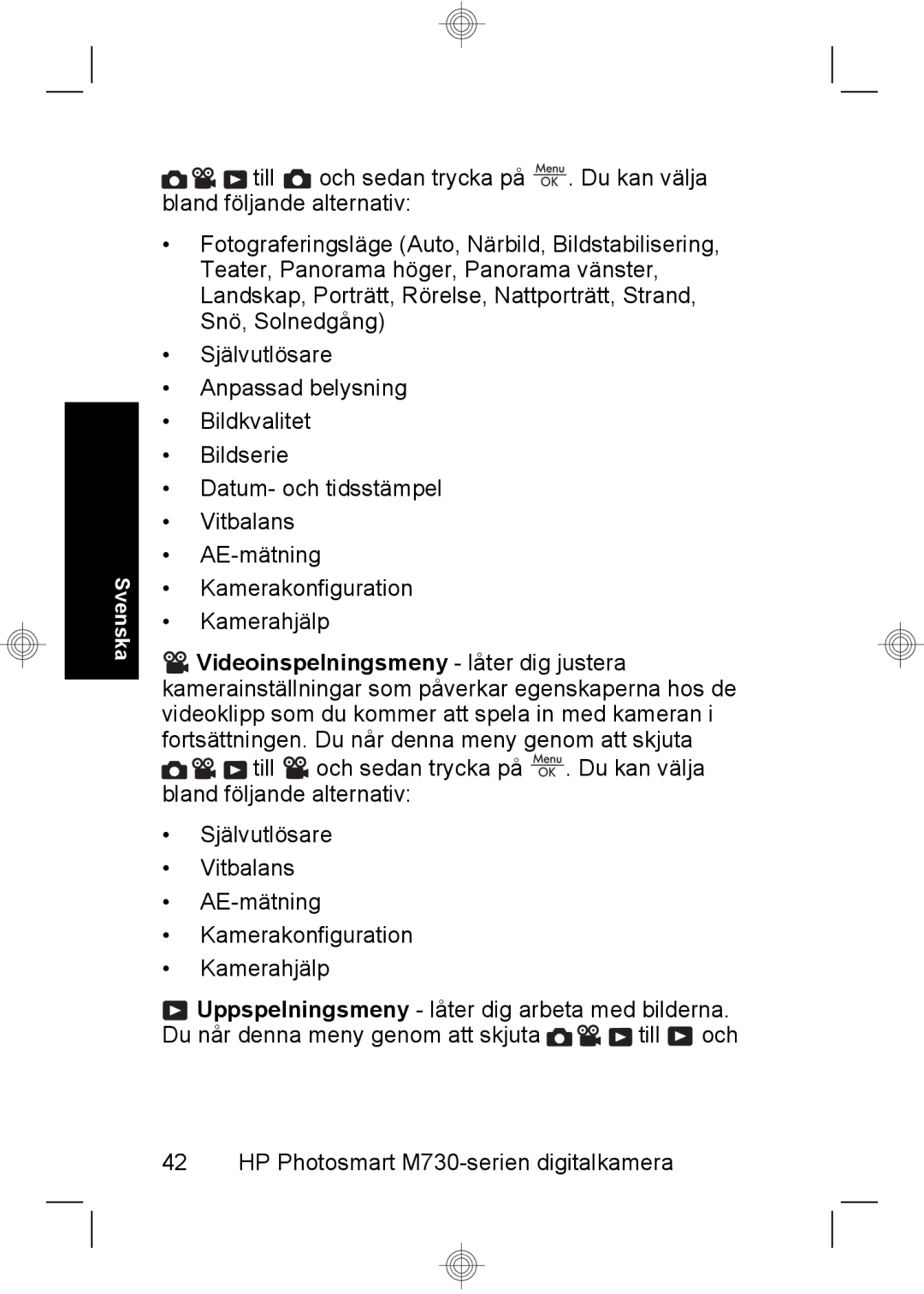 HP M737 manual Svenska 