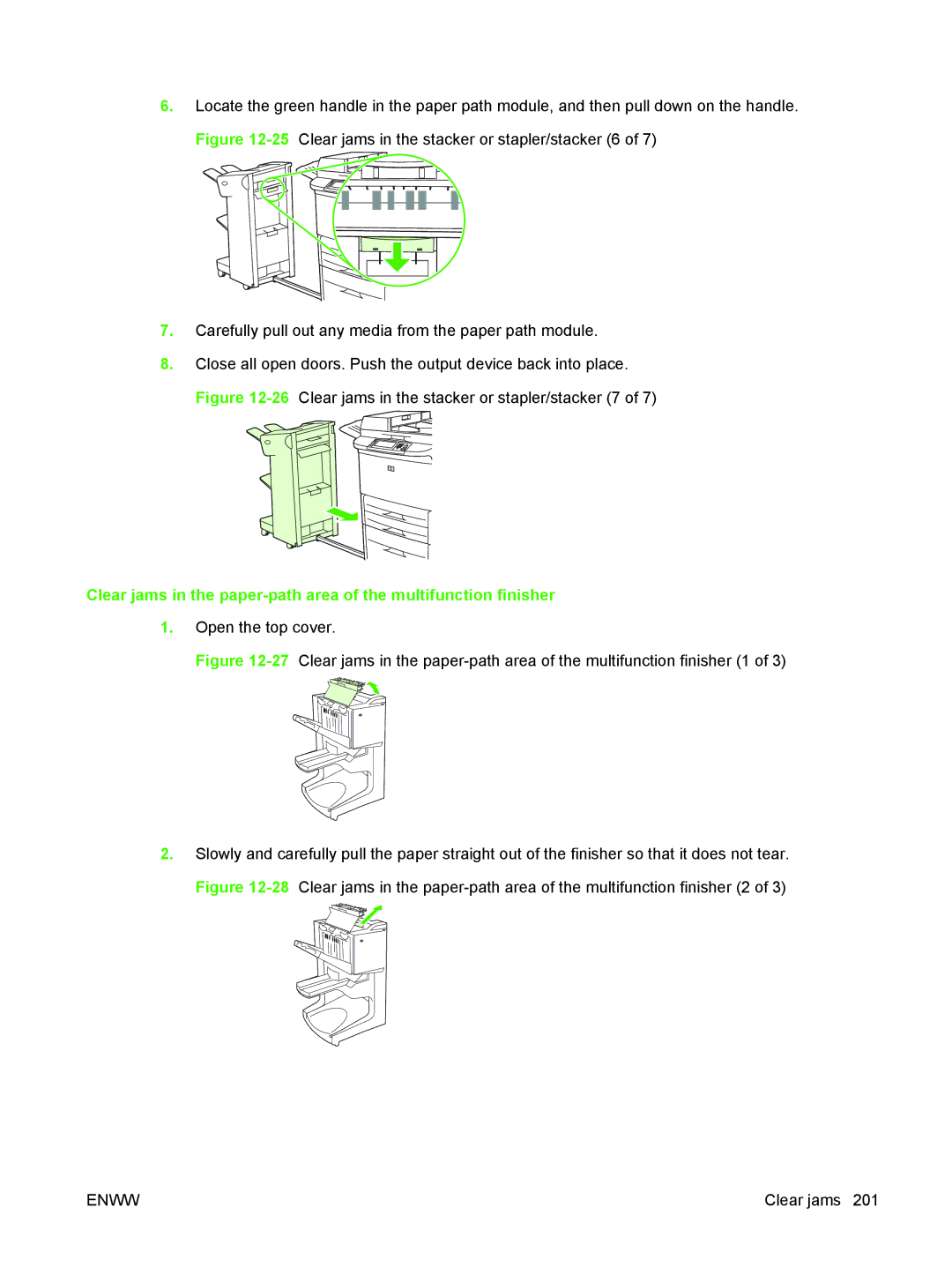 HP M9050 MFP manual Open the top cover 