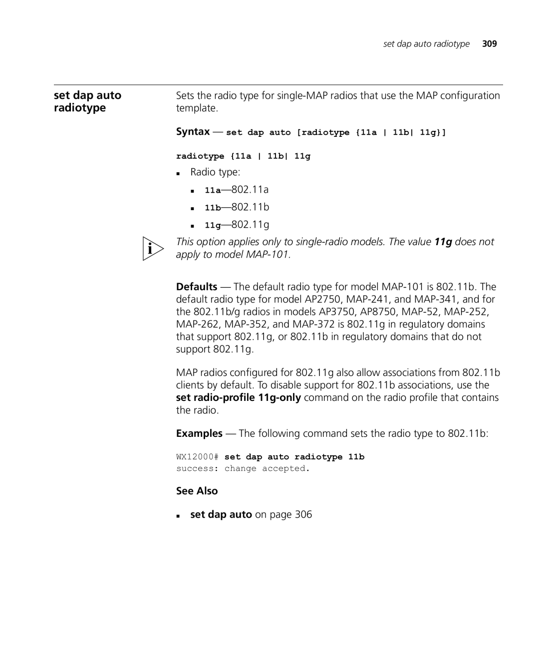 HP Manager Software manual Radiotype, Template, „ Radio type „ 11a-802.11a „ 11b-802.11b „ 11g-802.11g 