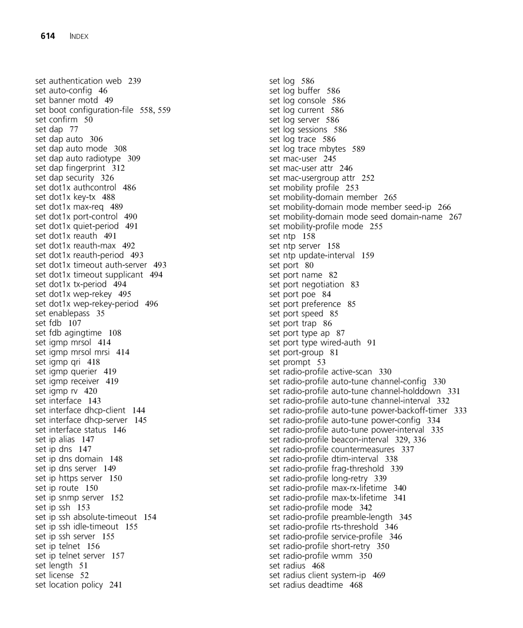 HP Manager Software manual Index 