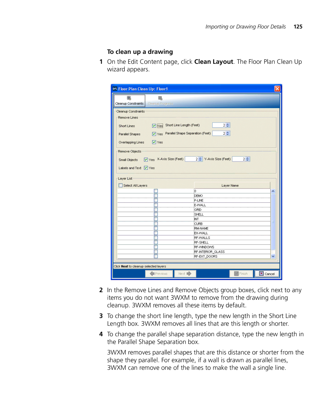 HP Manager Software manual To clean up a drawing 