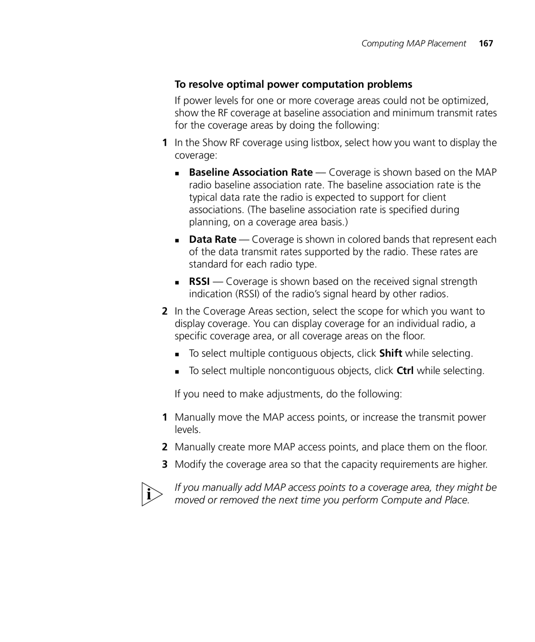 HP Manager Software manual To resolve optimal power computation problems 