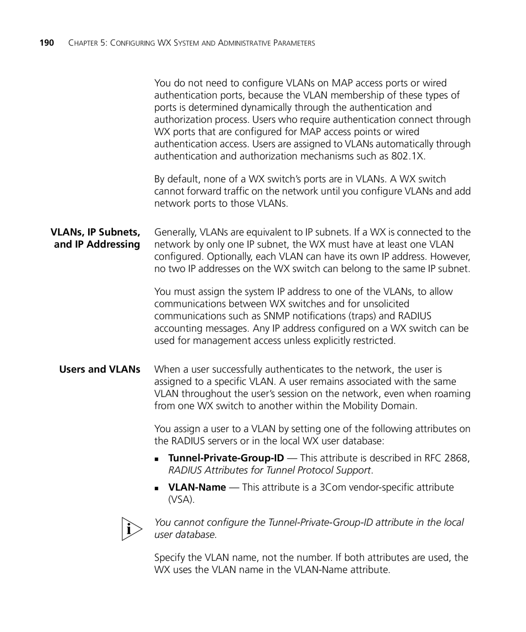 HP Manager Software manual Configuring WX System and Administrative Parameters 