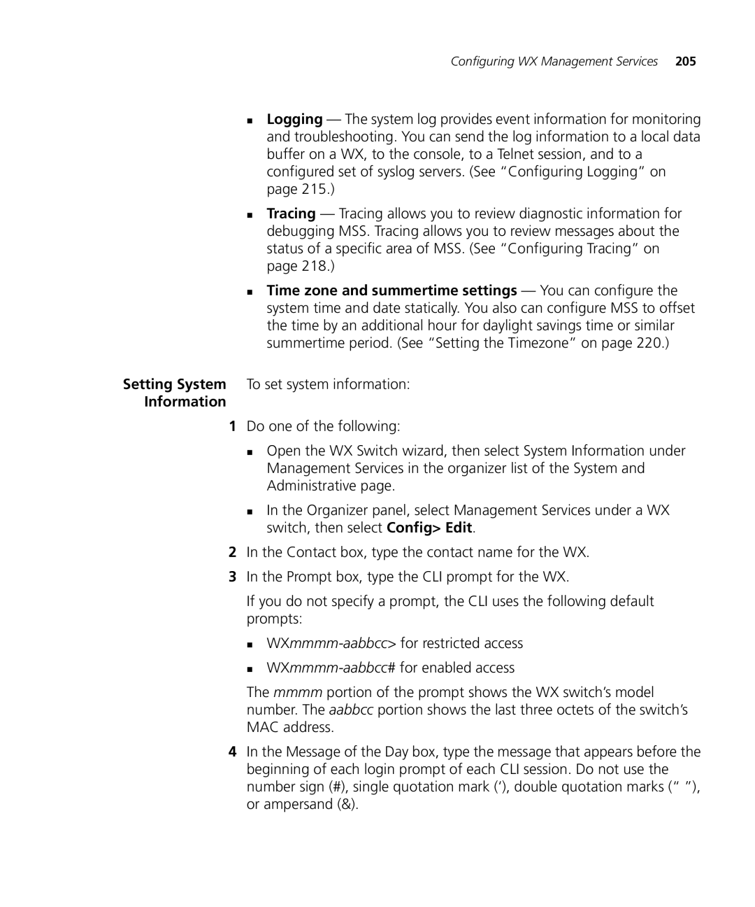 HP Manager Software manual Setting System To set system information, Information 