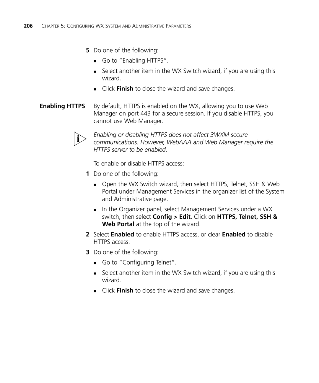 HP Manager Software manual Configuring WX System and Administrative Parameters 