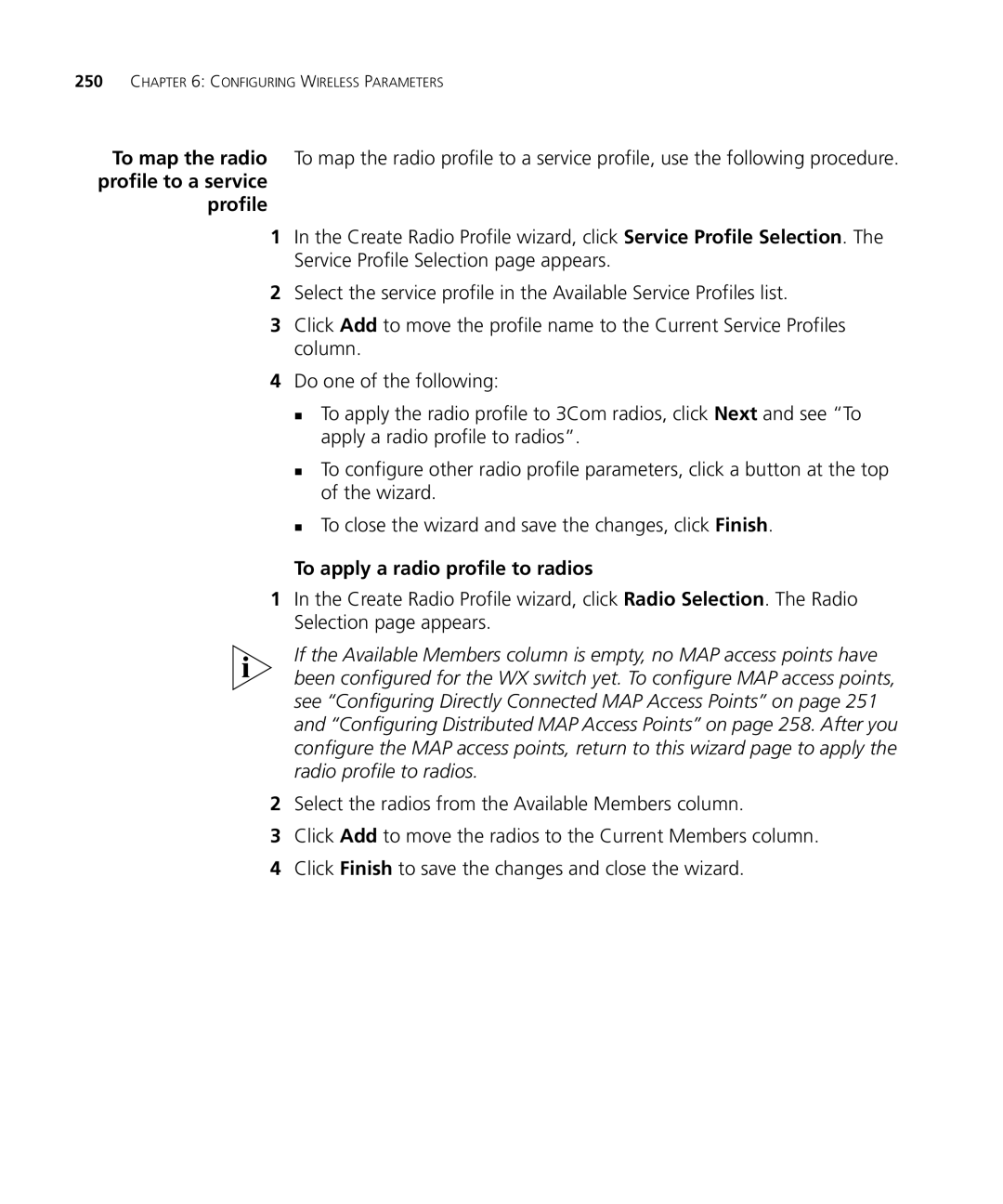 HP Manager Software manual Profile, To apply a radio profile to radios 