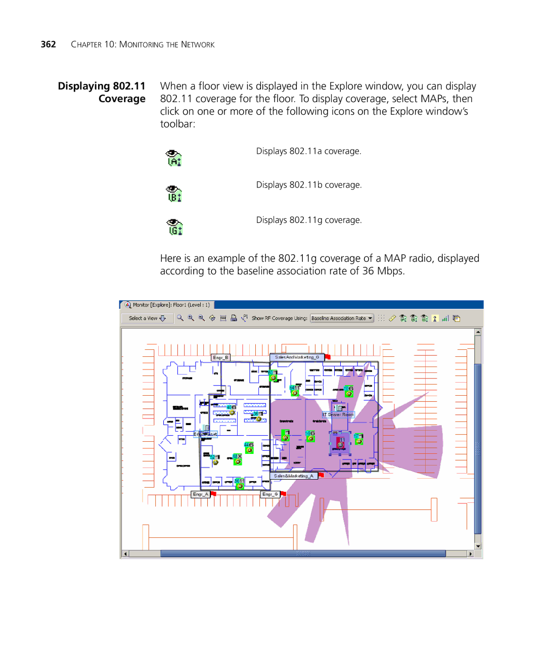 HP Manager Software manual Monitoring the Network 