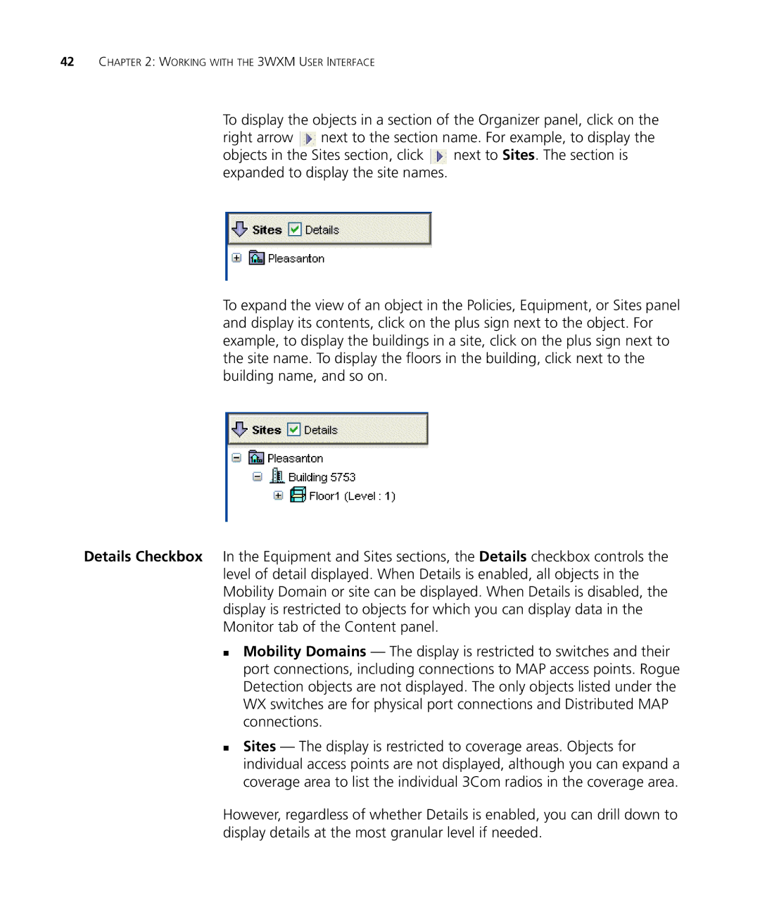 HP Manager Software manual Working with the 3WXM User Interface 