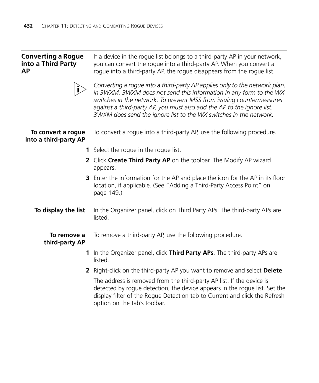 HP Manager Software manual Converting a Rogue, Into a Third Party 