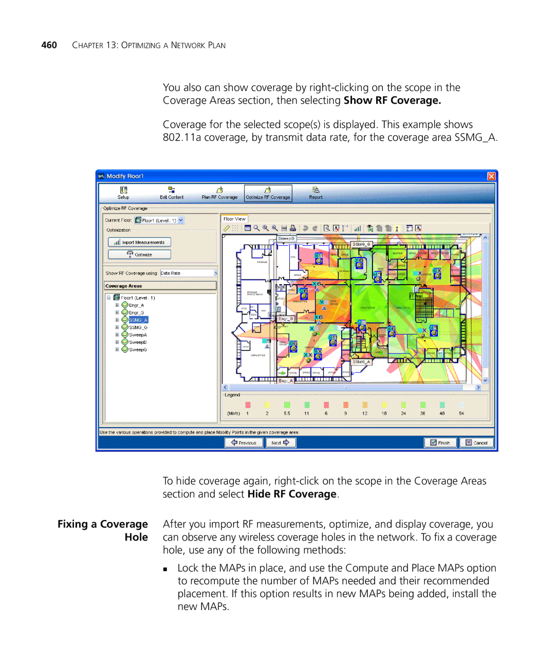 HP Manager Software manual Optimizing a Network Plan 