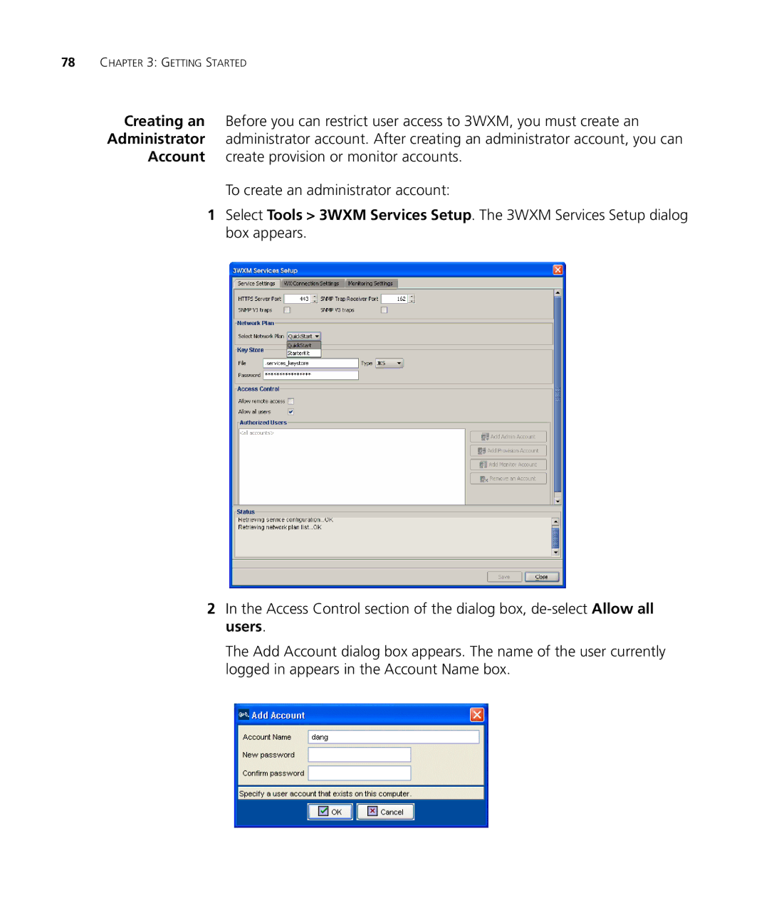 HP Manager Software manual Getting Started 