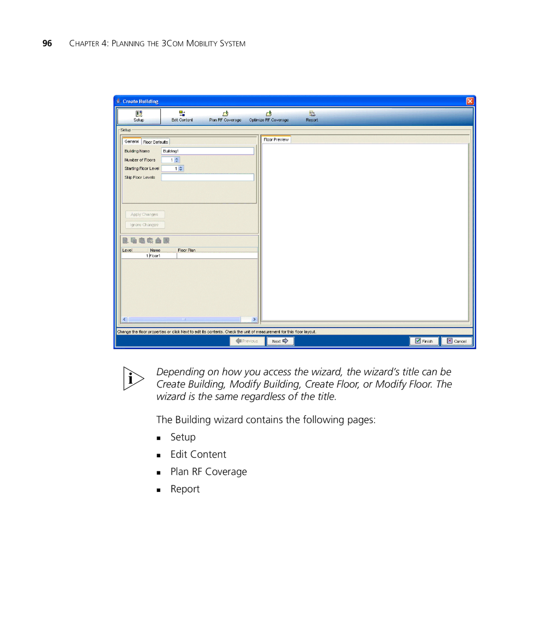 HP Manager Software manual Planning the 3COM Mobility System 