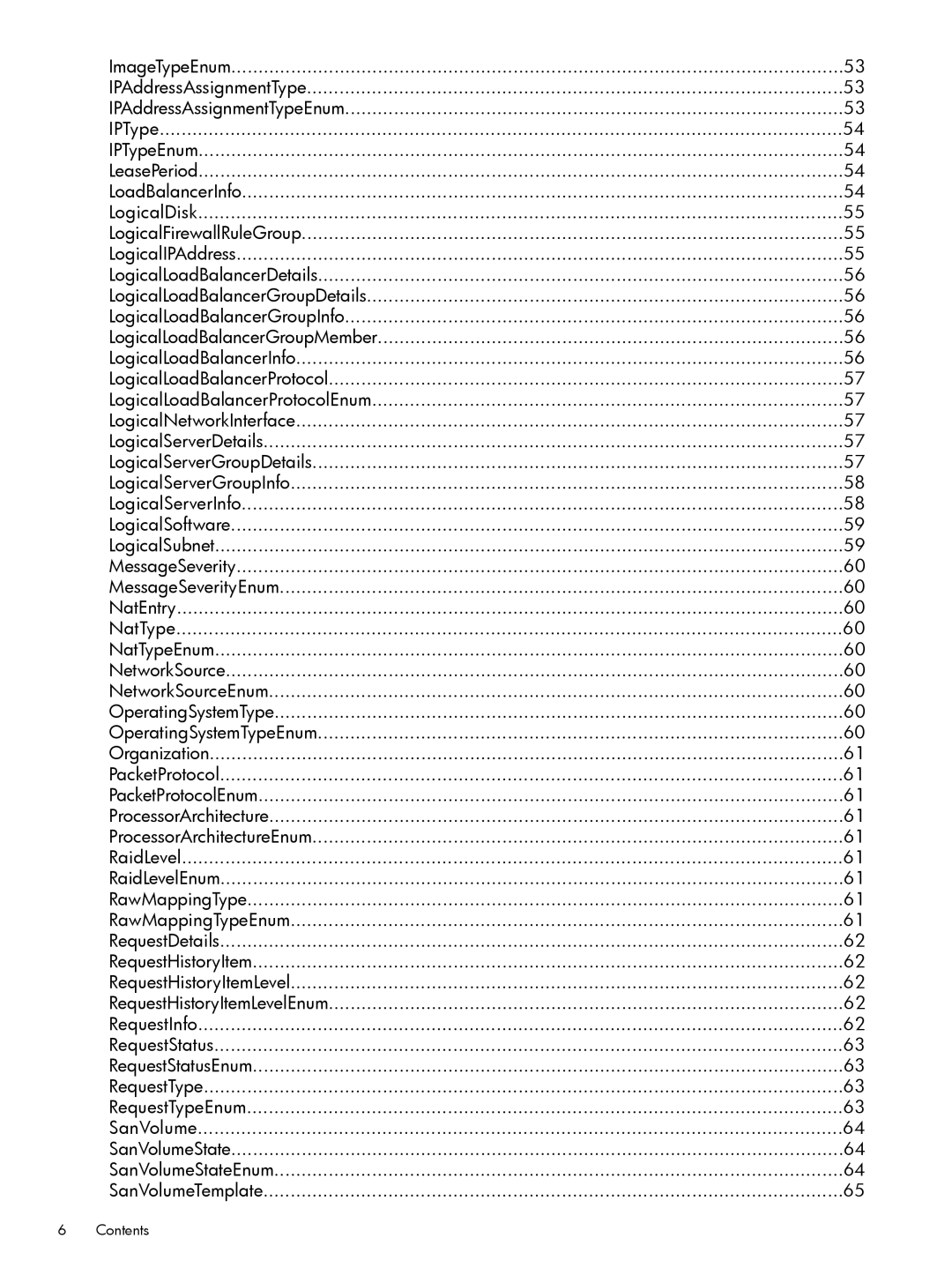 HP Matrix Operating Environment Software manual Contents 