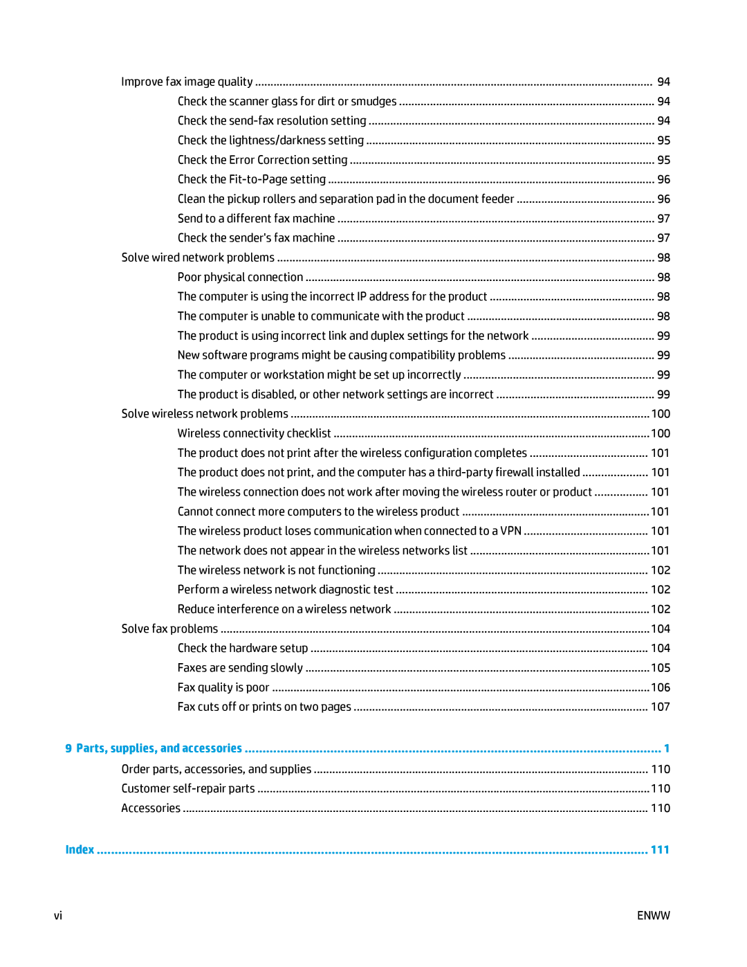 HP MFP M125 manual 111 