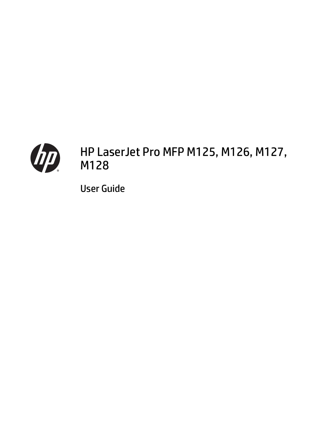 HP Mfp M127fn CZ181ABGJ manual HP LaserJet Pro MFP M125, M126, M127, M128 