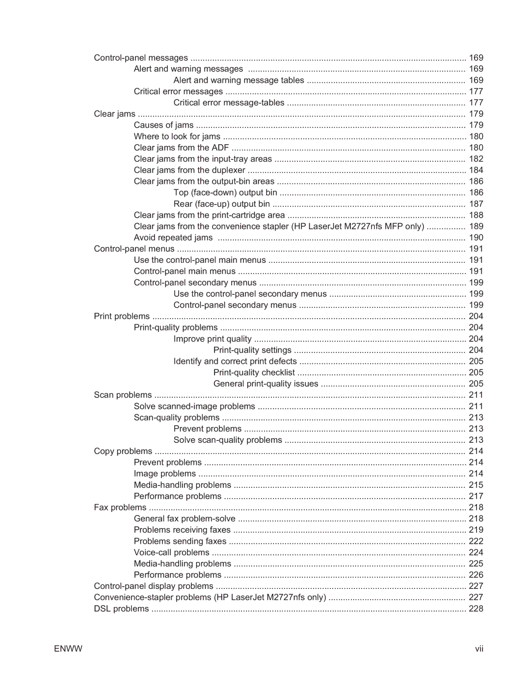 HP MFP M2727 manual 169 