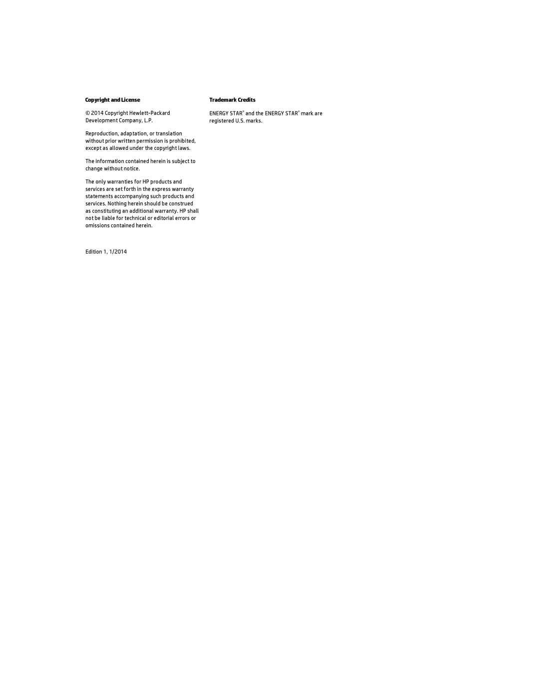 HP MFP S900 manual Copyright and License, Trademark Credits 